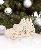 From The Vault! Lenox Mistletoe Park Truck with Trees, Created for Macy's