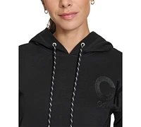 Calvin Klein Women's Eco Fleece Logo Pullover Hoodie