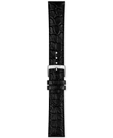 Tissot Men's Swiss Everytime Black Leather Strap Watch 40mm