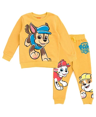 Nickelodeon Toddler Boys Paw Patrol Sweatshirt and Fleece Pants Outfit Set to (2T - 10-12)