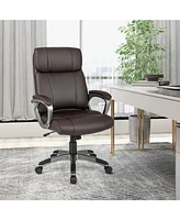 Sugift Swivel Ergonomic Office Chair Computer Desk Chair with Wheels