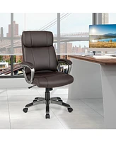 Sugift Swivel Ergonomic Office Chair Computer Desk Chair with Wheels