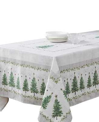 Avanti Trees Polyester Tablecloth Oblong, 60" x 84"