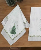 Avanti Trees Polyester 4 Piece Napkins, 18" x 18''