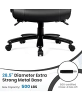 Sugift 400lb Pu Leather Massage Office Chair