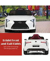 Sugift Lexus LC500 Licensed Kids 12V Ride Remote Control Electric Vehicle