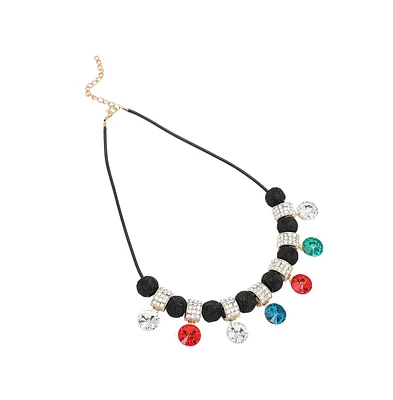 Sohi Women's Stone Statement Necklace