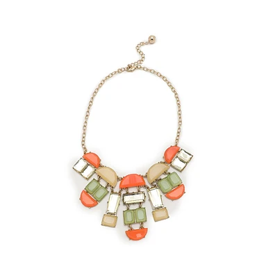 Sohi Women's Block Statement Necklace