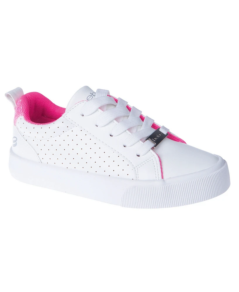 Bebe Little and Big Girls Low Top Glitter Sneaker