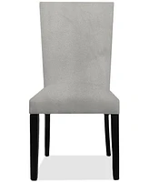 Kellet Grey Velvet Side Chair