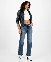 Guess Women's Low-Rise Slouchy Wide-Leg Jeans