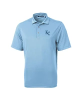 Cutter & Buck Men's Light Blue Kansas City Royals Virtue Eco Pique Polo