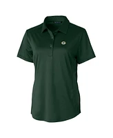 Cutter & Buck Women's Hunter Green Bay Packers Prospect Textured Stretch Polo