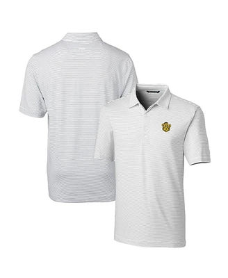 Cutter & Buck Men's White Missouri Tigers Forge Pencil Stripe Stretch Polo