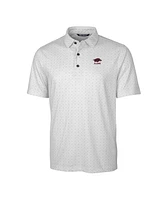 Cutter & Buck Men's Charcoal Arkansas Razorbacks Alumni Logo Double Dot Print Stretch Polo