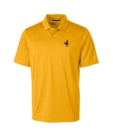 Cutter & Buck Men's Yellow Memphis Redbirds Prospect Textured Stretch Polo