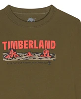 Timberland Big Boys Long-Sleeve Logo Graphic T-Shirt