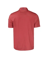 Cutter & Buck Men's Red Eastern Washington Eagles Pike Eco Tonal Geo Print Stretch Polo