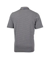 Cutter & Buck Men's Black/White Tennessee Volunteers Vault DryTec Virtue Eco Pique Stripe Polo