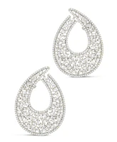 Sterling Forever Paige Cubic Zirconia Statement Stud Earrings