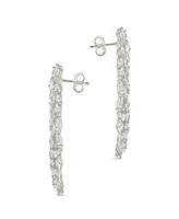 Sterling Forever Gwen Cubic Zirconia Statement Drop Earrings