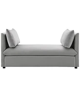 Abbyson Living Becca 28.5" Wood Upholstered Daybed