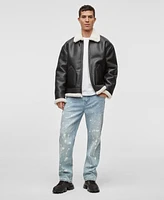 Mode of One Men's Aviator Faux-Sherpa Jacket, Exclusively at Macy's