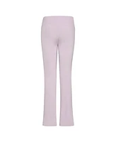 adidas Big Girls Rib Velour Vented Flare Leg Pant