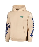 The Wild Collective Men's and Women's Cream Dallas Wings Graffiti Acid Wash Pullover Hoodie