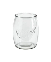 Mason Craft & More 4 Piece Glass Belly Shaped Jars