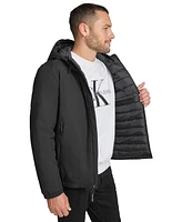 Calvin Klein Men's Infinite Stretch Water-Resistant Hooded Jacket