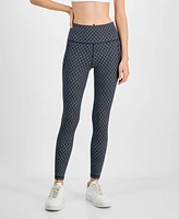 Id Ideology Women's Zigzag-Print 7/8 Pocket Leggings, Created for Macy's