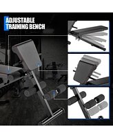 Multi-Functional Adjustable Full Body Exercise Weight Bench