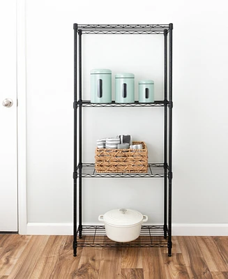 Honey Can Do 4-Tier Slim Profile Shelving Unit