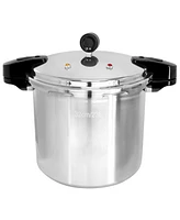 Megachef 24 Quart Large Capacity Aluminum Stovetop Pressure Cooker/Canner for Induction and Gas Stove-Tops