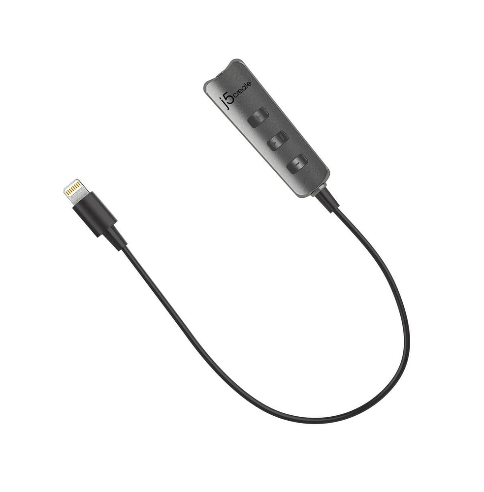 j5create Premium Audio Adapter Lighting Connector