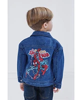 Avengers Boys Marvel Spider-Man Denim Jacket