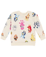 Bluey Baby Girls French Terry Sweatshirt and Shorts