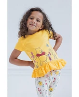 Winnie the Pooh Toddler Girls Peplum T-Shirt and Leggings Outfit Set