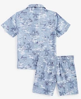 Epic Threads Toddler Boys Scenic Short Sleeve Shirt & Print Shorts Set, Created for Macy's