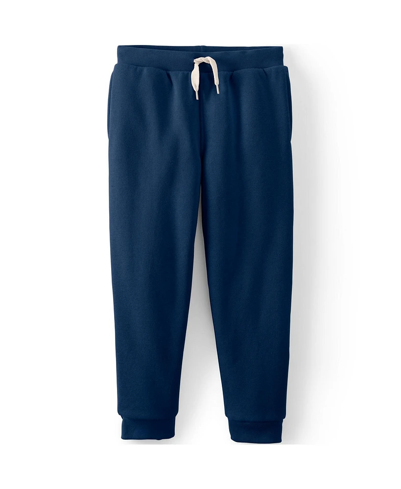 Lands' End Girls High Pile Fleece Lined Jogger Sweatpants