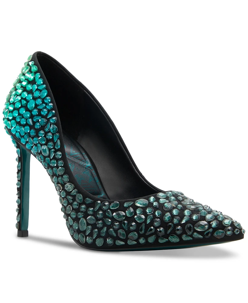 Aldo x Wicked Women's Thegreenelixir Pointed-Toe Rhinestone Pumps