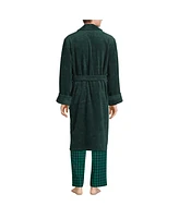 Lands' End Big & Tall Calf Length Turkish Terry Robe