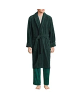 Lands' End Big & Tall Calf Length Turkish Terry Robe