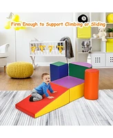 Gymax Crawl Climb Foam Shapes Playset Softzone Toy Toddler Preschoolers Kids