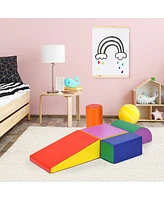 Gymax Crawl Climb Foam Shapes Playset Softzone Toy Toddler Preschoolers Kids