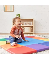 ECR4Kids SoftZone Square Dance Activity Mat, Assorted