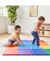 ECR4Kids SoftZone Square Dance Activity Mat, Assorted