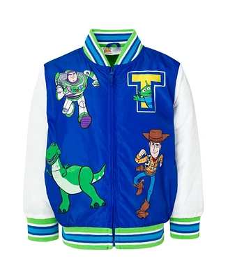 Toy Story Toddler Boys Cars Zip Up Varsity Bomber Jacket