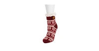 Muk Luks Women's Button Cabin Sock